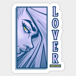 Anime Girl Lover Obsession Sticker